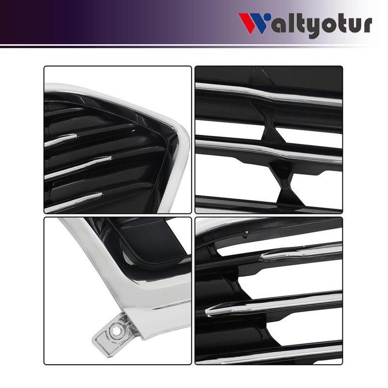 Replacement for Sonata 2018 2019 2020 Front Bumper Grill Black