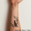 'Cat Sitting on Branch ' Temporary Tattoo - Water Resistant,
