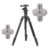 2Pcs 1/4" to 1/4" Male Threaded, Screw Adapter, Double Head