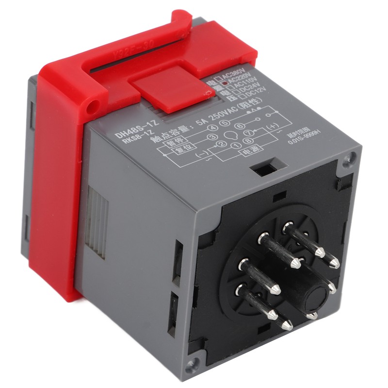 Time Relay LCD Display Multifunctional PP Flame Retardant Housing Delay