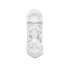 Stucco Console - Large Selection 254 x 254 mm Wall Bracket Baroque Decorative Element - Decoration Made of Pre-Primed, Impact-Resistant Polyurethane (C8066)