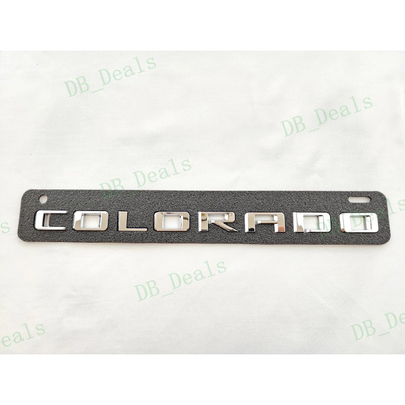 Colorado 4PCS Chrome Door Rear Colorado LT Emblems Letters Badges