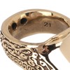 Archery Thumb Rings Good Protection Engraving Pattern Thumb Protector Rings