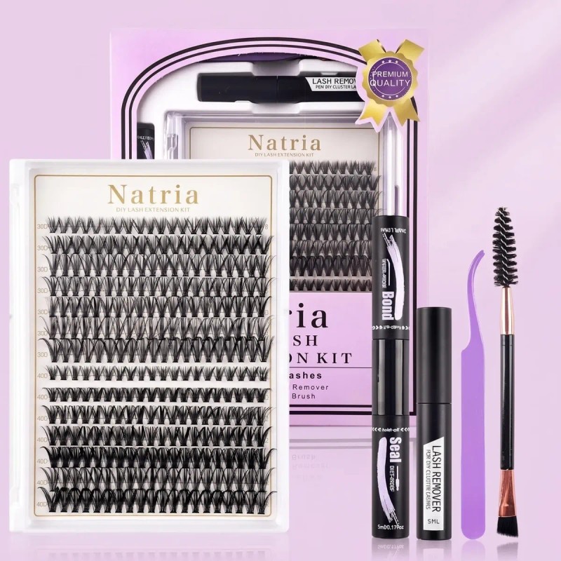 Kit De Extensiones De Pestañas Raíces Invisible Pestañas Kit