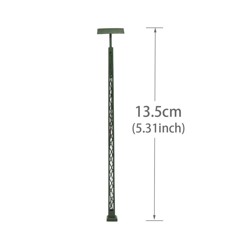 LQS56HO Set of 3 Model Track Lights Track Pole Grid