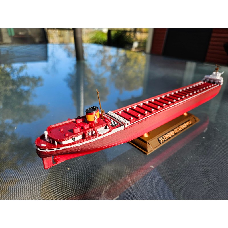TheRoller3d SS Edmund Fitzgerald 50th Anniversary Collector's Model High Detail