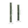 Alipis Marble Rolling Pin 2pcs Natural Jade Stone Rolling Pins