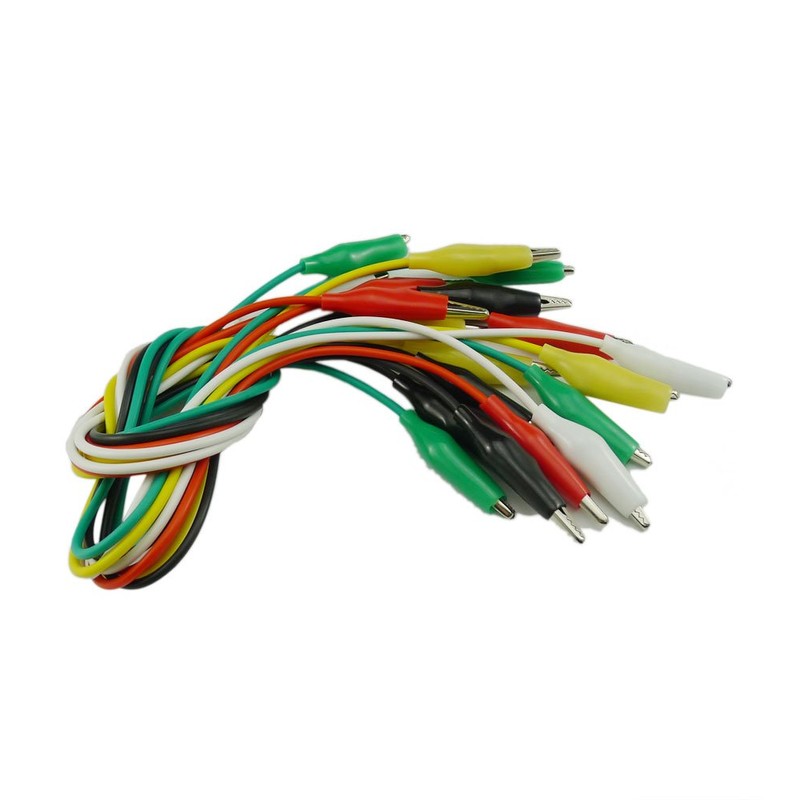 KKHMF Set of 20 Alligator Clips Alligator Clip Cord Test