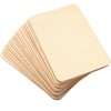 50 PCS 6 x4 Inch Unfinished Basswood Blanks, Rectangle Wood