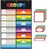 Gueevin Pocket Chart for Classroom Group Management Pocket Chart with