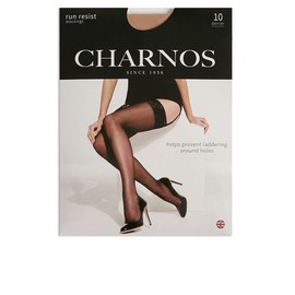 Charnos Women CCRV Run Resist Lace Top Stockings 10 Denier Pack of 1 Natural Tan Medium