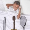 CafePress Utensils and Guitar Throw Blanket Super Soft Fleece Plush