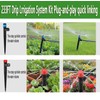 233FT Drip Irrigation System Kit with Quick-Connect System,33FT 1/2" Mainline