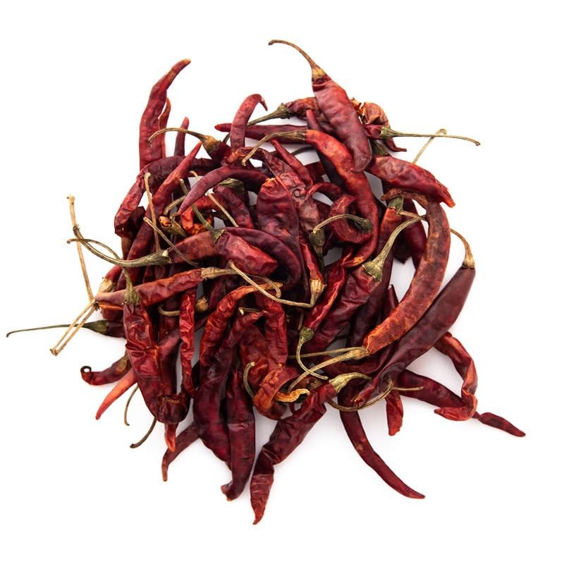 8oz Chile Yahualica Seco Mexicano, Whole Dried Arbol Yahualica Chiles