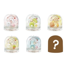 Sumikkogurashi Make and Decorate Glitter Snow Globe 10th Anniversary Limited (Single Random) Light Blue Small