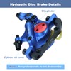 PETCHOR HB-100 Line Pulling Hydraulic Disc Brake Calipers，Mechanical Disc Brakes