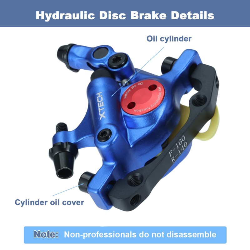 PETCHOR HB-100 Line Pulling Hydraulic Disc Brake Calipers，Mechanical Disc Brakes