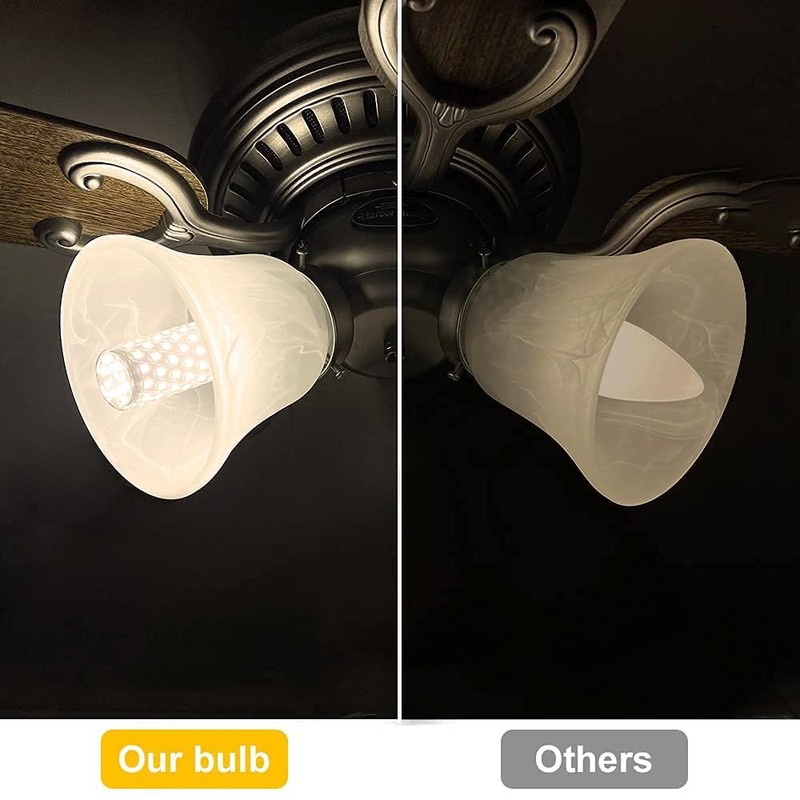 inShareplus LED Light Bulb, 16W E12 Base, 1500LM 120W Equivalent,