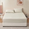 RUIKASI King Fitted Sheet Deep - Linen Bottom Sheet for