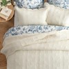 EVERGRACEHOME Cotton Scallop Quilt Set, King Size 3 Piece Set