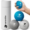 Serenilite 3X Hand Therapy Exercise Stress Ball Bundle for Adults,
