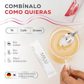 Soy Optimo | MILU | Kit de Colágenos Hidrolizados Optimo en Polvo 300gr + Colágeno Hidroalizado Marino Forte Milu 330gr de 30 Sobres | Suplemento Alimenticio Sin Sabor - Sin Olor - Sin Azucar | A base de Péptidos Porcino y Marinos