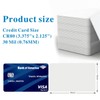 Pack of 50 PVC Plastic Cards Blank Credit Card ID