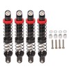 Zerodis RC Oil Damper Double Spring Two Sections Adjustable 4pcs