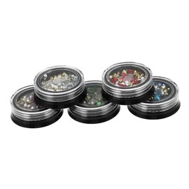 LALAFINA Floral Rhinestone Nail Charms Elegant Nail Art Decorations for Manicure Unique Metal Rose Designs Assortment