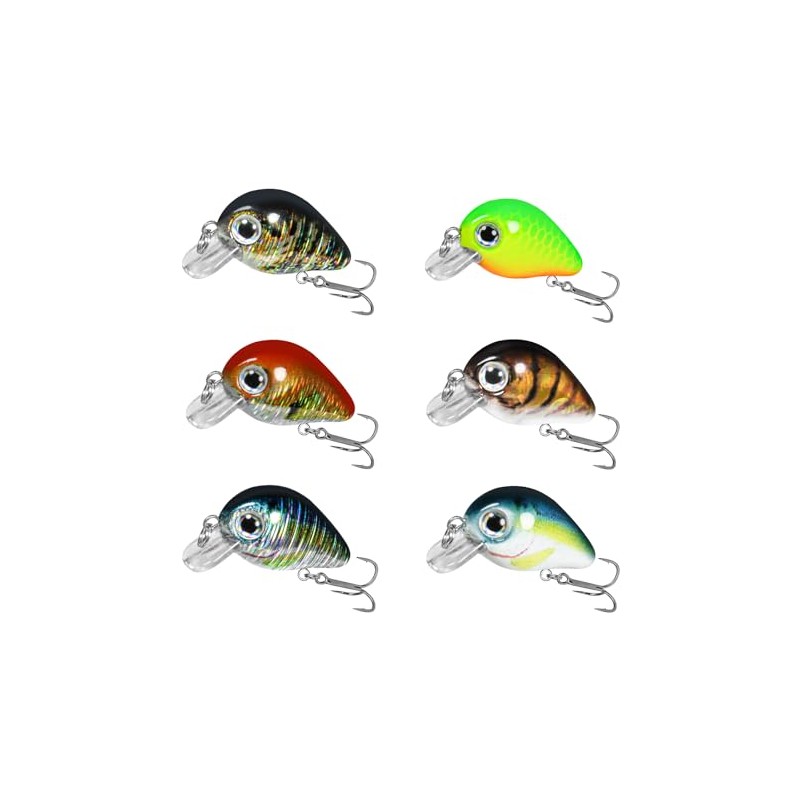 TRUSCEND Crankbaits Fishing Lures Hard Swimbait for Bass Trout Crappie