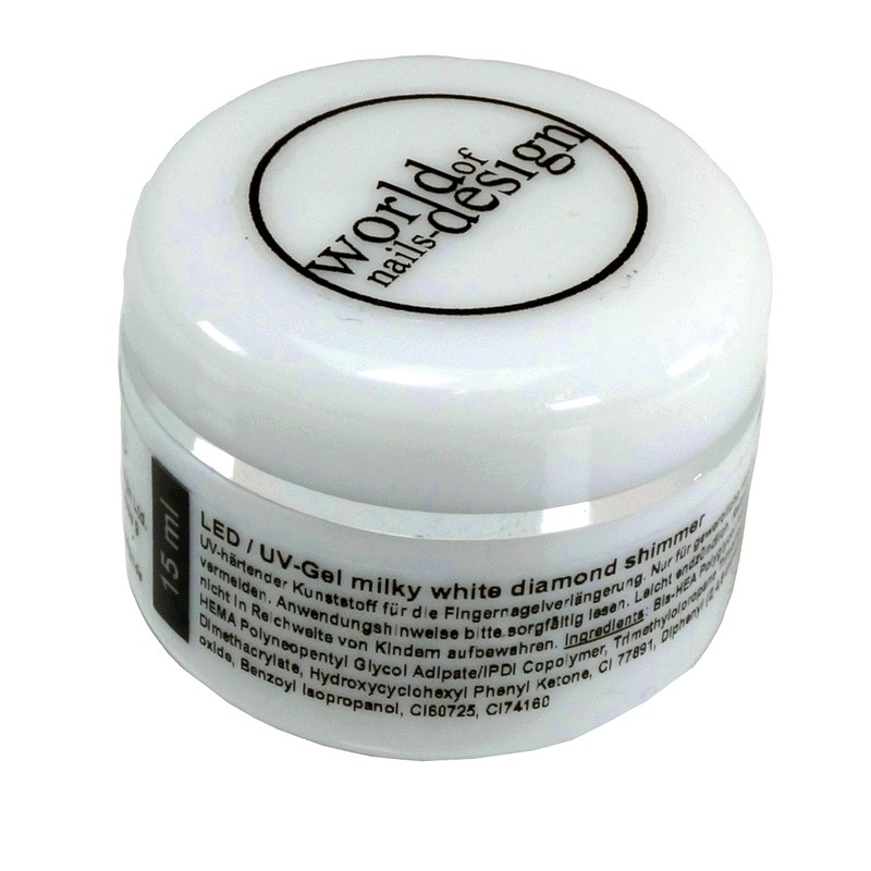 LED/UV Building Gel Diamond Shimmer with Fine Glitter Particles, 15