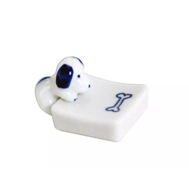 Two Dog With Bone Chopstick Rests