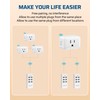 DEWENWILS Wireless Outlet, Programmable and Expandable Electrical Outlet Switch, Wireless