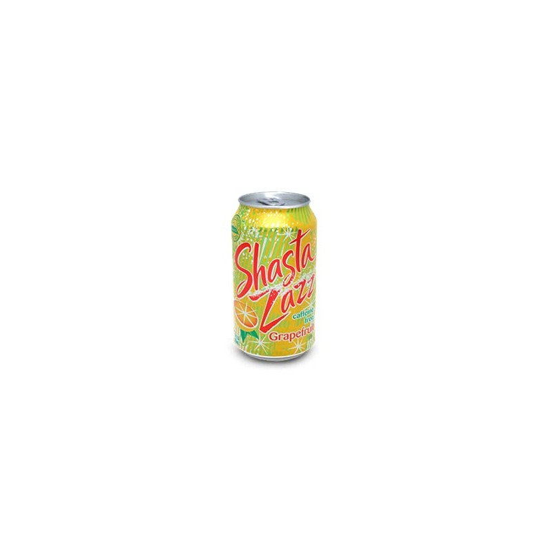 Shasta Zazz 12 fl oz, 18 cans, total 216 fl