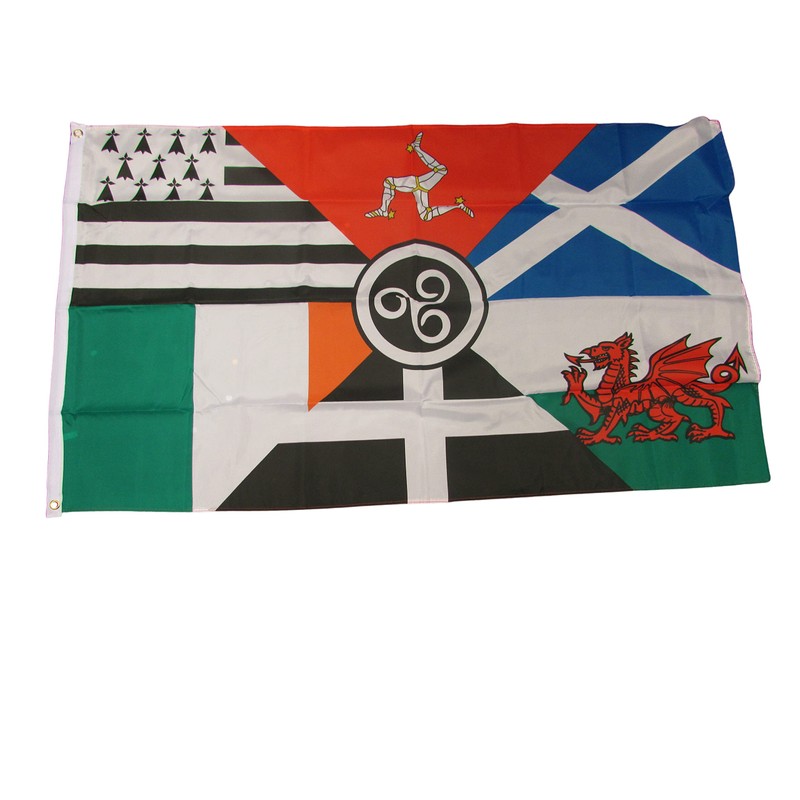 NWFlags Celtic Nations Flag 5ft x 3ft 75d Premium Polyester