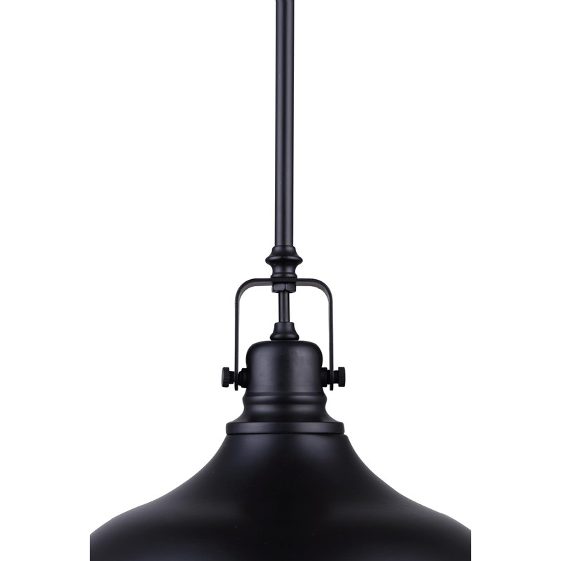 CANARM LPL103A01BK Sussex Integrated LED 1 Light Pendant with Metal