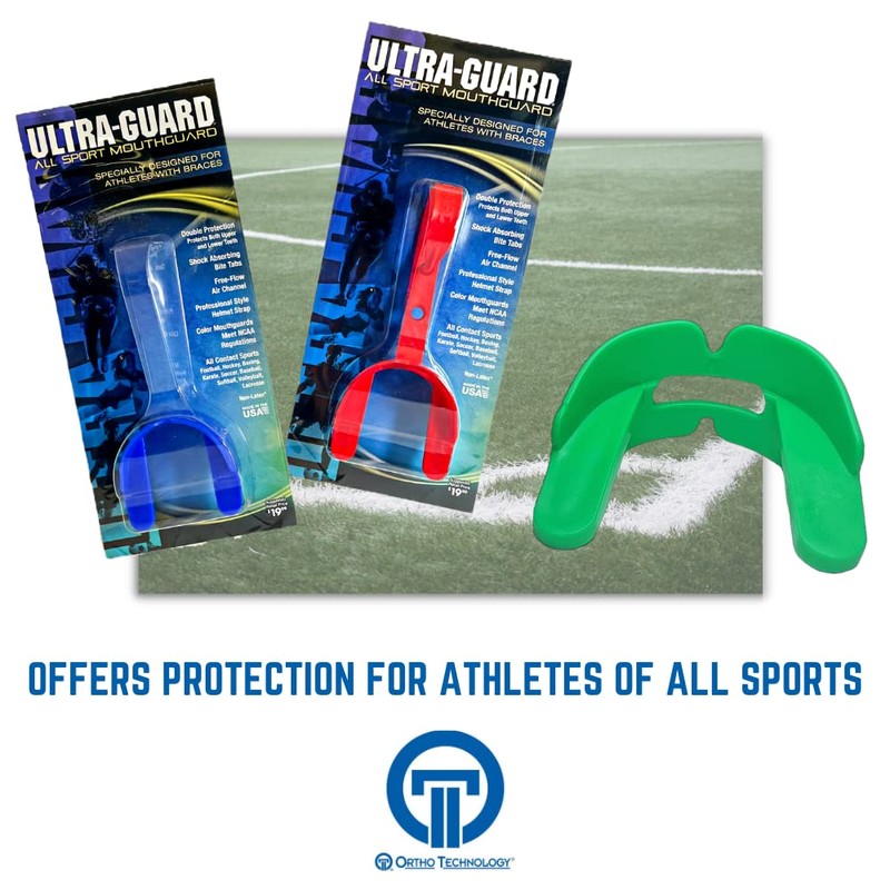Ultra-Guard All Sport Mouthguard; Specially Designed for Athletes with Braces.