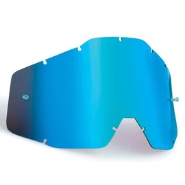 FMF POWERBOMB/POWERCORE Replacement Lens Anti-Fog Blue Mirror/Blue