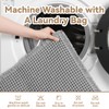 SIXHOME 40 x 100 cm Light Grey Waffle Pattern Bath