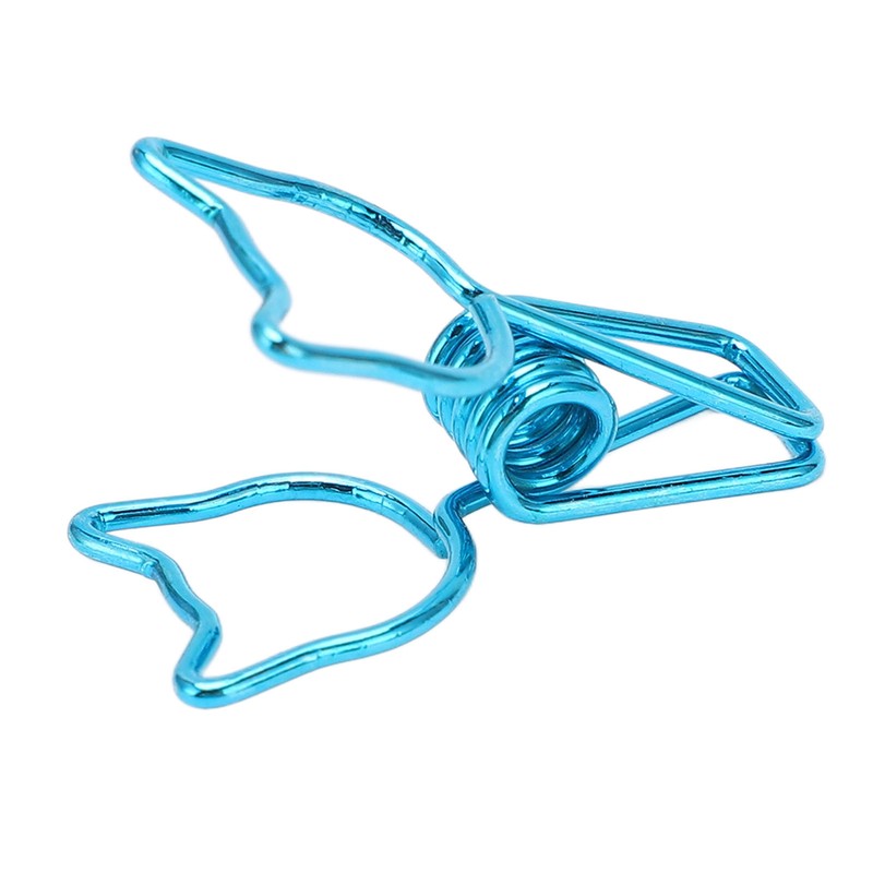 100Pcs Cat Binder Clamps Cute Kitten Shape Strong Clamping Durable