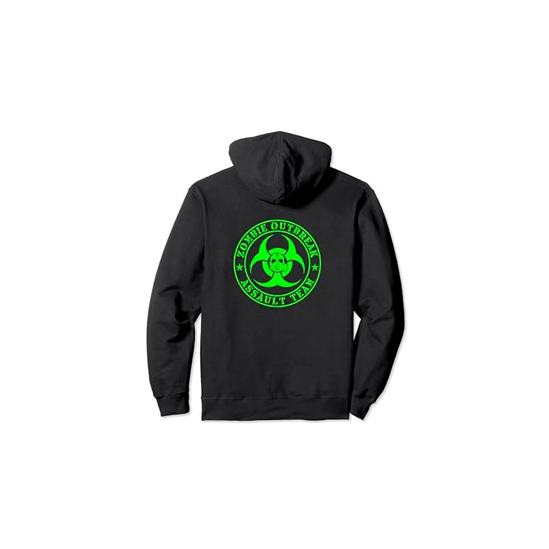 Zombie Outbreak Assault Team Biohazard Apocalypse Pullover Hoodie