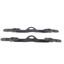 1Pair Diving Adjustable Scuba Diving Fins Straps Accessory (L)