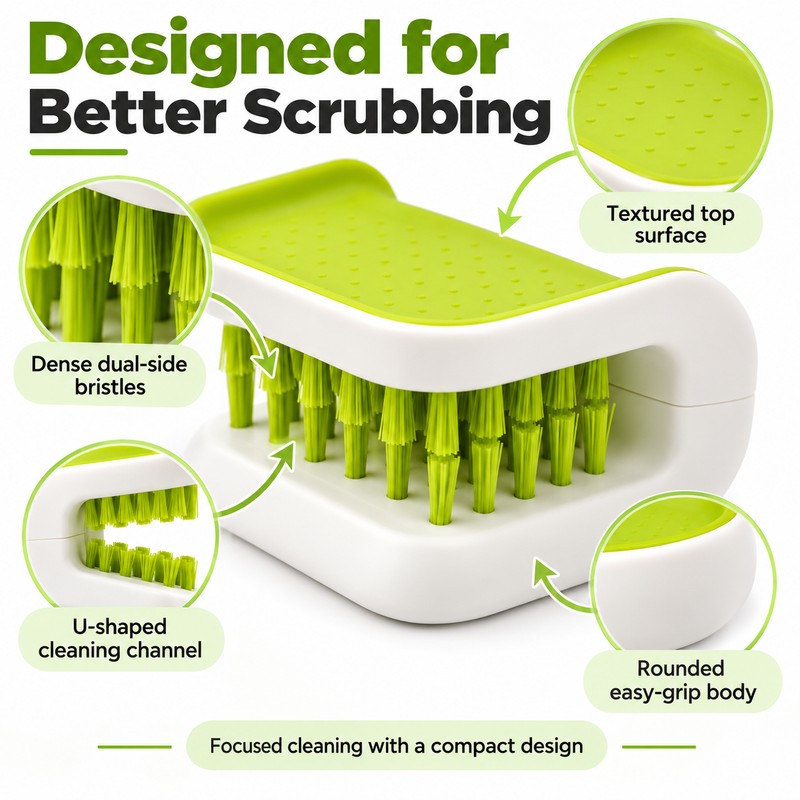 Car Seat Belt Cleaning Brush for Interior Detailing – Double-Sided