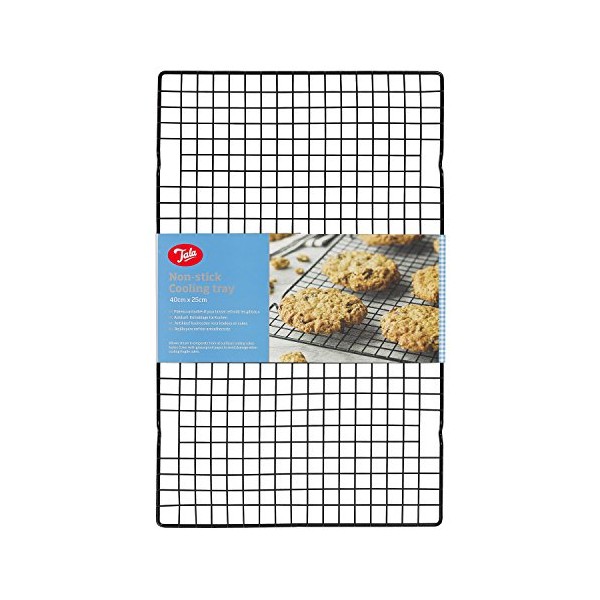 Tala Large Non-Stick Cooling Rack - Perfect for Cooling Freshly Baked Goods including Muffins, Cookies, Biscuits and Cakes - Measures 40 x 25cm