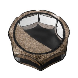 Lucky Monet Portable Dog Cat Playpen Small Dog Puppy Kitten Play Pens Indoor Pop Up Travel Dog Pen for Outdoor Camping Use