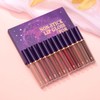 12Pcs Matte Lip Gloss Moisturizing Anti Melt Long Lasting Cream