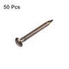 sourcing map Small Tiny Brass Nails 1.5x15mm for DIY Wooden