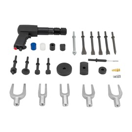 DYRABREST Air Hammer Kit 26 PCS Powerful Pneumatic Hammer Set Heavy Duty Air Hammer Piece Chisel Set 2100BPM Multi-functional Pneumatic Hammer with Carrying Case, Iron Sleeve Removal Tool