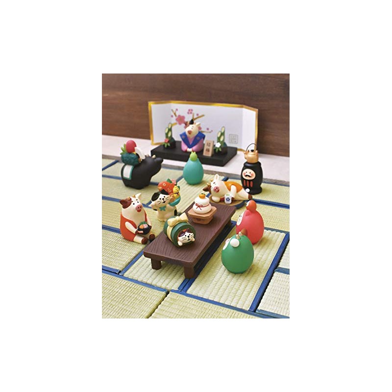 Decoré Concombre ZSG-43720 Osechi Cat Kombu Roll, 0.9 x 1.4