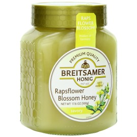 Breitsamer, Creamy Rapsflower Blossom Honey Jar, 17.6 oz - PACK OF 2